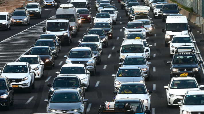 פקקים בתל אביב