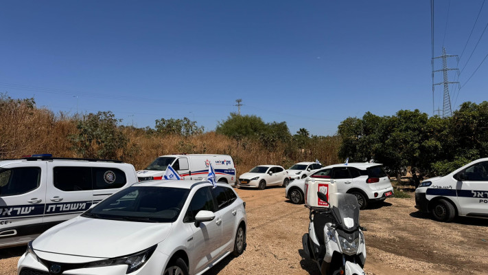 אזור מציאת הגופה סמוך לבית העלמין ''מורשה'' ברמת השרון