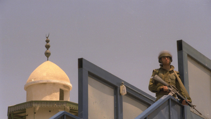 כוחות צה''ל ברצועת עזה 1993 (צילום: אבי אוחיון לע''מ)