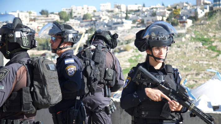 פעילות שוטרי מחוז ירושלים במזרח העיר, ארכיון (צילום: דוברות המשטרה)