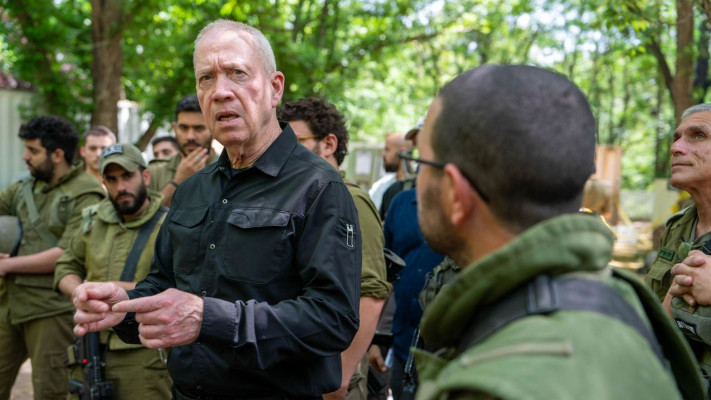 יואב גלנט בגבול הצפון 