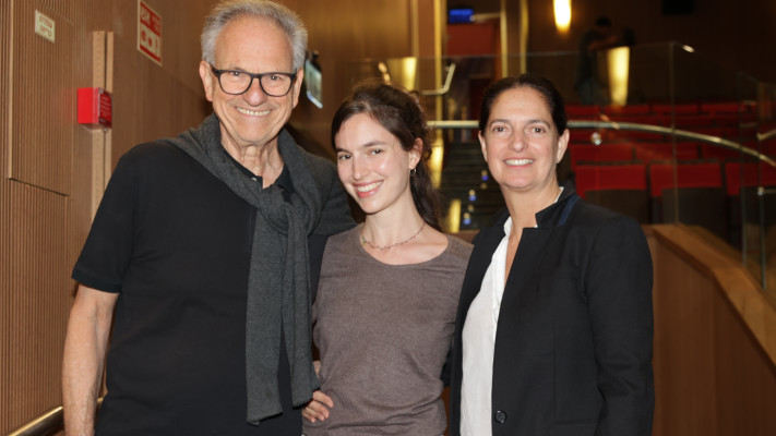 איריס נשר, תום נשר, אבי נשר (צילום: רפי דלויה)