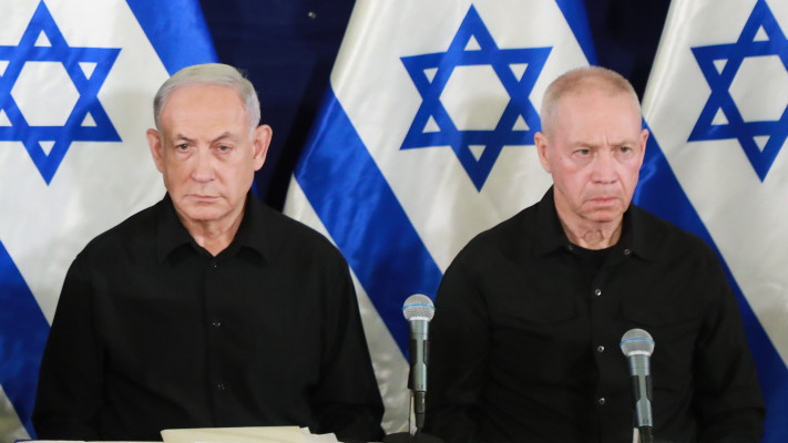 בנימין נתניהו, יואב גלנט (צילום: דנה קופל, פול (פלאש 90))