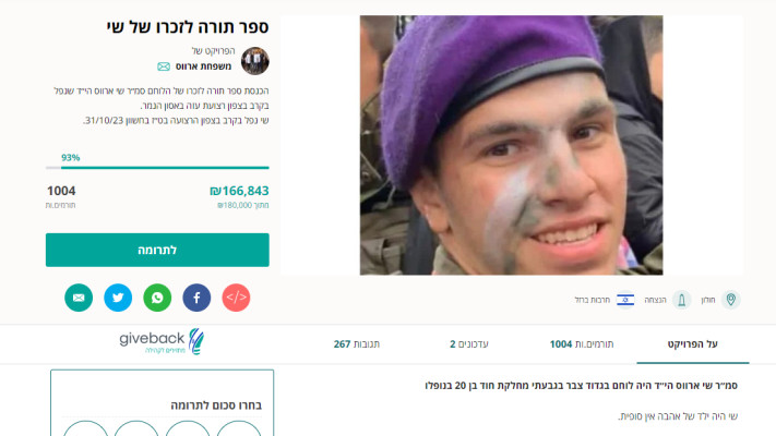 קמפיין לשי ארווס ז''ל