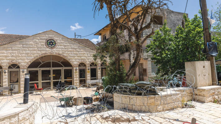 בית כנסת במטולה בהריסות