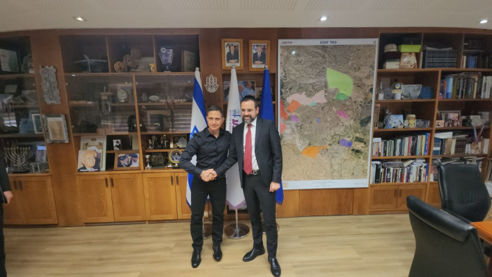 שר הבריאות וראש העיר באר שבע