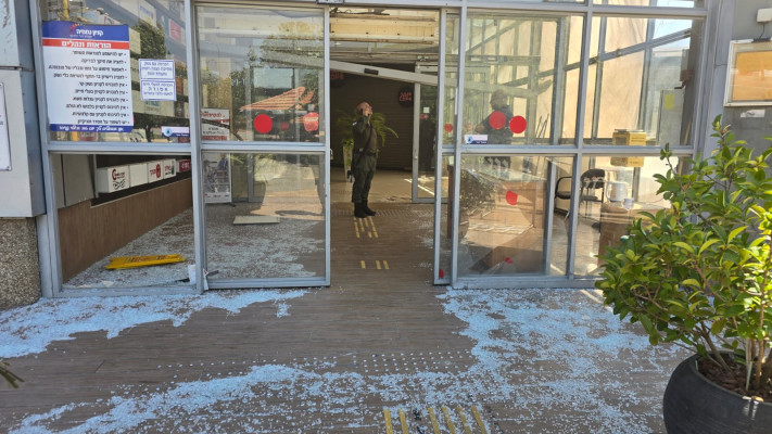 הנזק כתוצאה מהנפילה בקניון בקרית שמונה