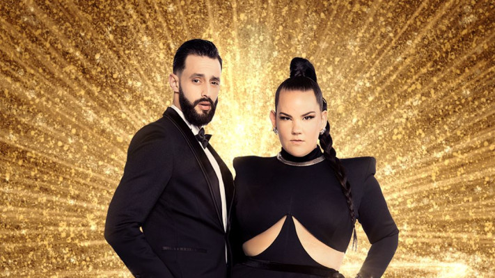 נטע ברזילי והרדן אלון דוידובסקי  (צילום: רותם לבל)