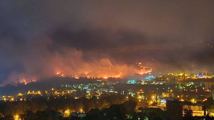 קריית שמונה בלהבות