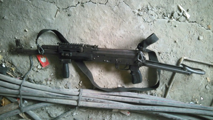 אמצעי הלחימה שאותרו על ידי לוחמי חטיבת הנח''ל