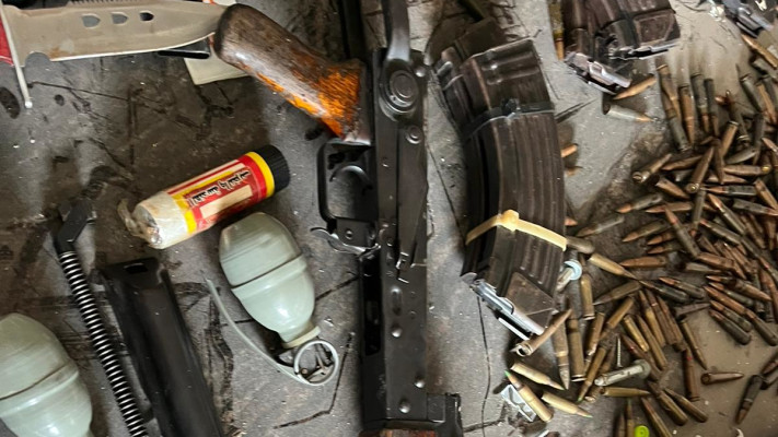 אמצעי הלחימה שאיתרו לוחמי צוות הקרב של חטיבה 679