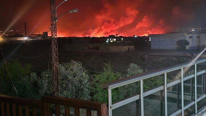 תקיפות בלבנון (צילום: רשתות ערביות, שימוש לפי סעיף 27 א')