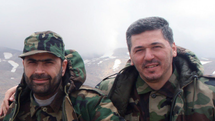 המחבל טאליב סמי עבדאללה עם מפקד כוח רדואן שחוסל (צילום: שימוש לפי סעיף 27א')