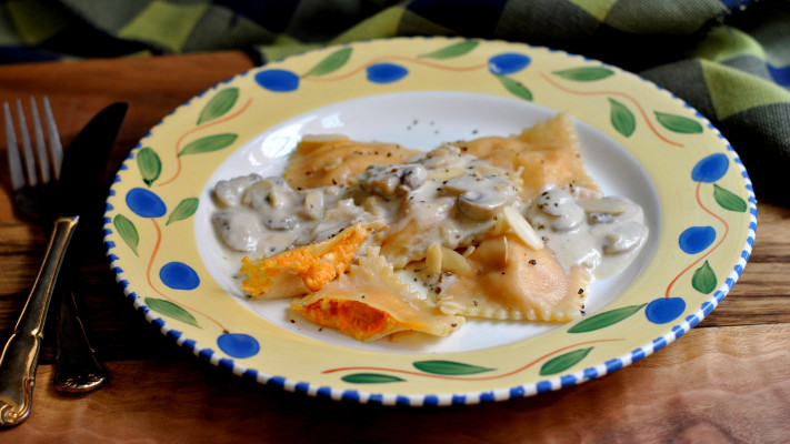 רוטב שמנת פטריות