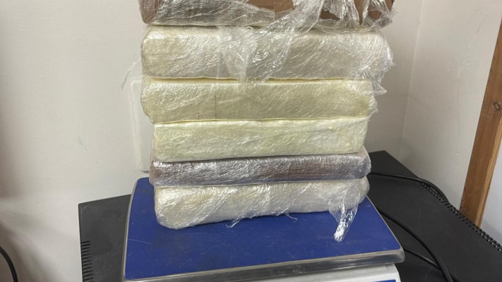 הקוקאין שנתפס בהרצליה