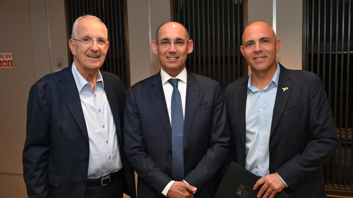 אלון חן, אמיר ירון, ושמשון הראל (צילום: אוהד הרכס ואיתי בלסון, מכון ויצמן למדע)