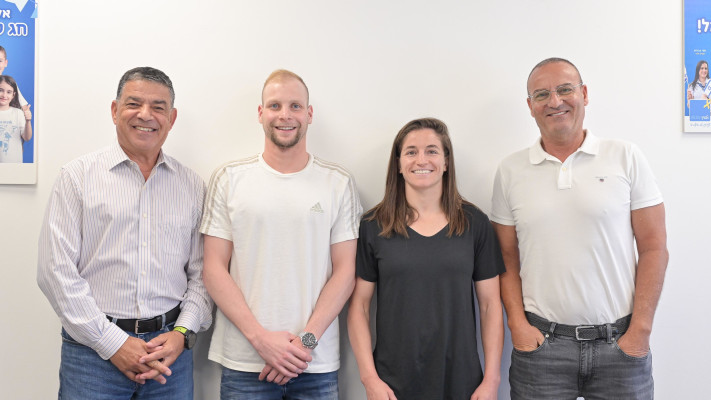 שי דהן, תמנע נלסון, מארק מיליאר ואבישי לוי (צילום: דוד ששון)