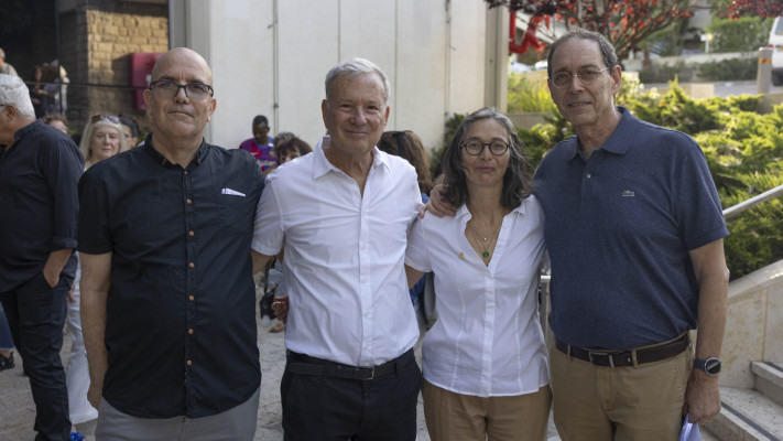 עמי כץ, רז סמירה, יהודה בראון וגיא רז (צילום: תומר אפלבאום)