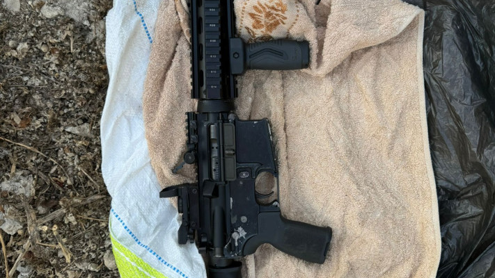 רובה M-16 (צילום: דוברות המשטרה)