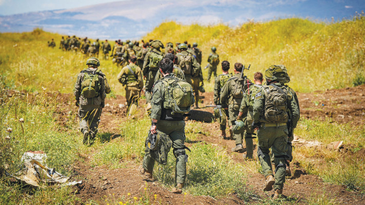 מילואמניקים בתרגיל בצפון