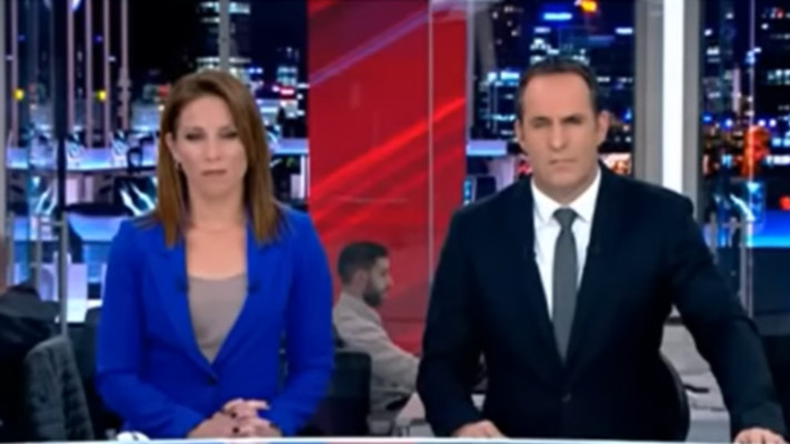 אודי סגל והילה קורח (צילום: צילום מסך חדשות 13)