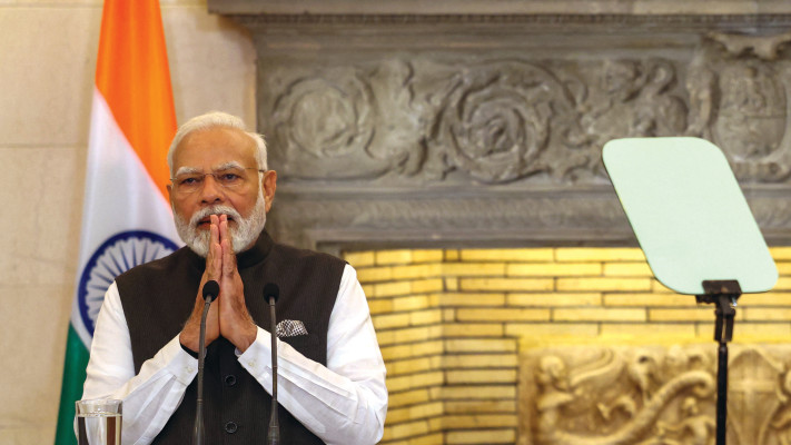 ראש ממשלת הודו מודי נמסטה