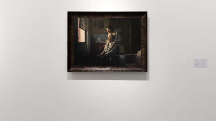 ''פתוחה למחצה'', ציורו של מתן בן כנען