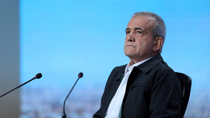 מסעוד פזשכיאן (צילום: Morteza Fakhri Nezhad/IRIB/WANA