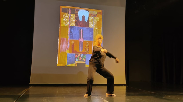 רחלי נור-כהנא רקדנית בת 83 מהקבוצה של נועה אשכול (צילום: ללא)