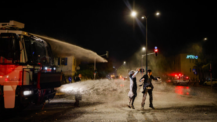 הפגנת חרדים נגד חוק הגיוס 2024