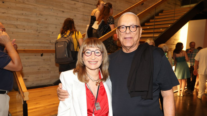 דוד אפרתי וציפי פינס (צילום: רפי דלויה)