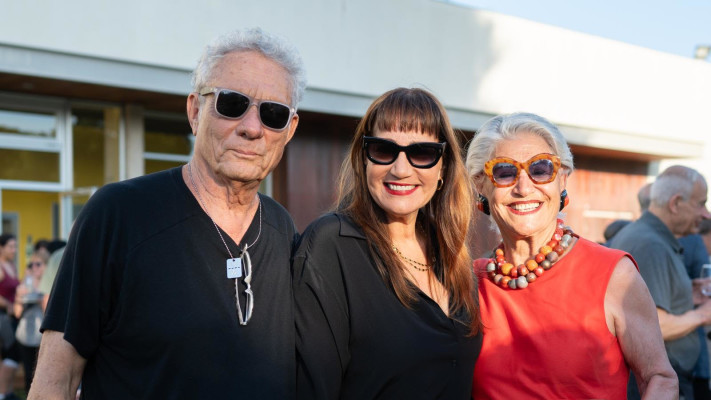 שרה סלע, מיקי קם ויהודה עדר (צילום: משה צ׳יטיאת)