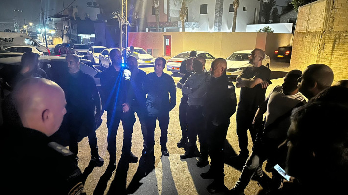 זירת האירוע בחיפה