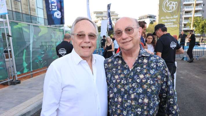 גדעון המבורגר ויאיר המבורגר (צילום: רפי דלויה)