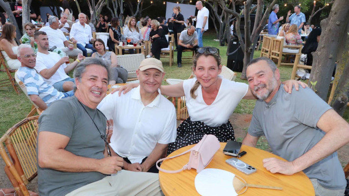 מריוס נכט,שני פרידן יאיר ניצני ודני טוקטלי (צילום: ניר פקין)