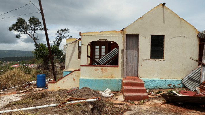 הנזק שנגרם כתוצאה מהוריקן בריל בג'מייקה