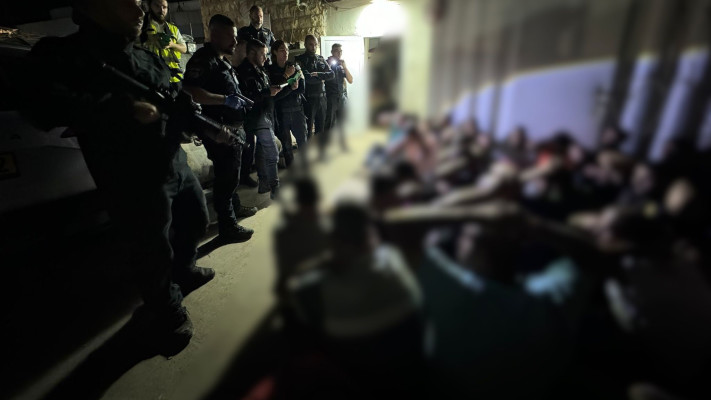 שב''חים בירושלים (צילום: דוברות המשטרה)