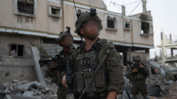 כוחות צה''ל ברצועת עזה - מלחמת חרבות ברזל (צילום: דובר צה''ל)