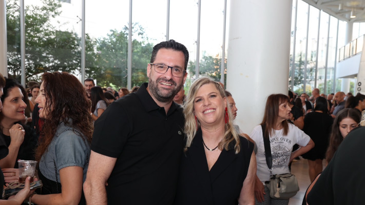 טלי ארז, הראל גבעון&nbsp; (צילום: איציק בירן)