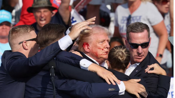 ארבעת החתכים על פניו של טראמפ