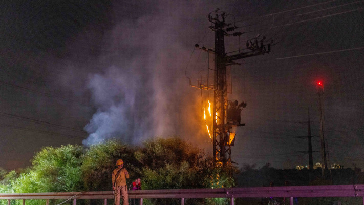 תשתיות חשמל שנפגעו בעוטף עזה במלחמת חרבות ברזל