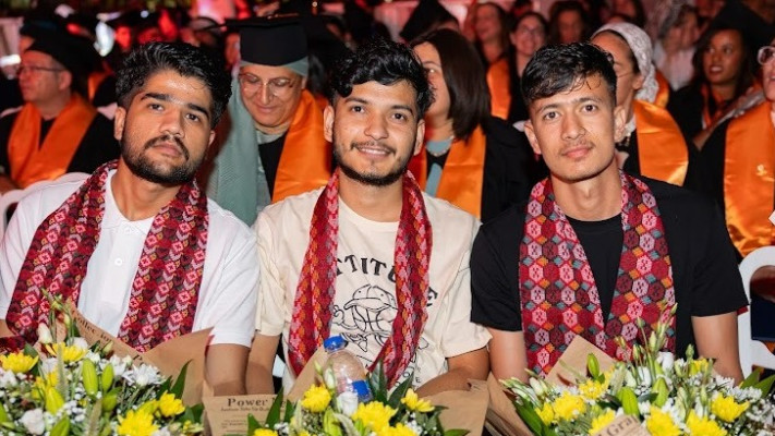 טקס חלוקת תארים של האקדמית חמדת