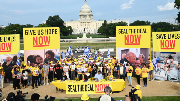 משפחות החטופים בוושינגטון