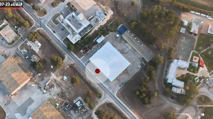 תיעוד חיזבאללה - בסיס רמת דוד (צילום: צילום מסך)