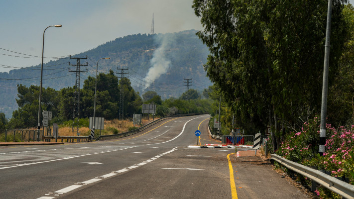 העלייה מצומת כח לכיוון נבי ישע, בצפון
