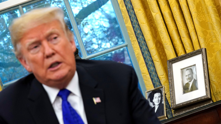 דונלד טראמפ ותמונת אביו