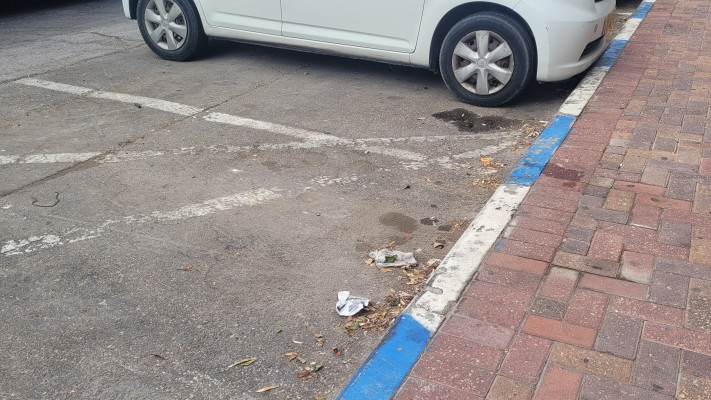 חניה כחול לבן  (צילום: יוסי יוסף)