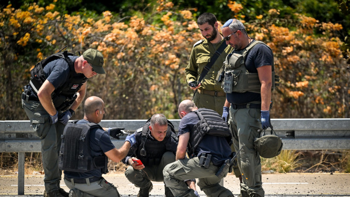 פגיעה ישירה בצפון (צילום: פלאש 90)