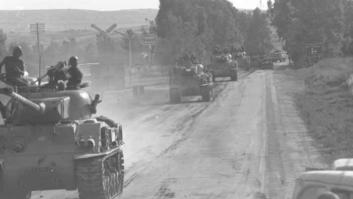 ירושלים, טנק בית הנציב מלחמת ששת הימים  (צילום: זאב ספקטור, לע''מ)
