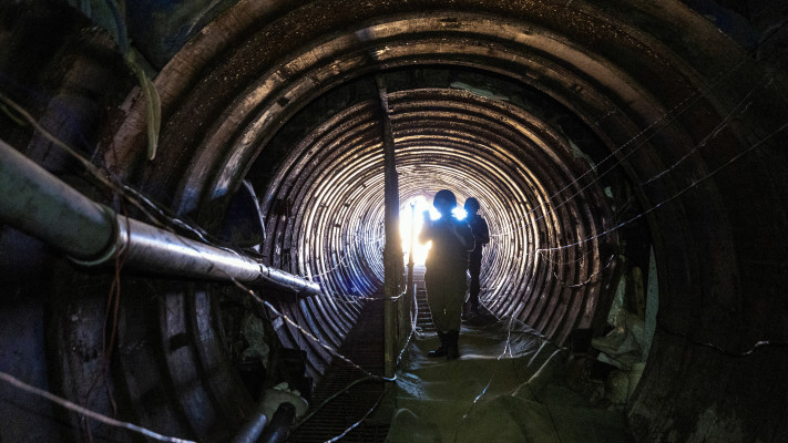 כוחות צה''ל במנהרה בעזה